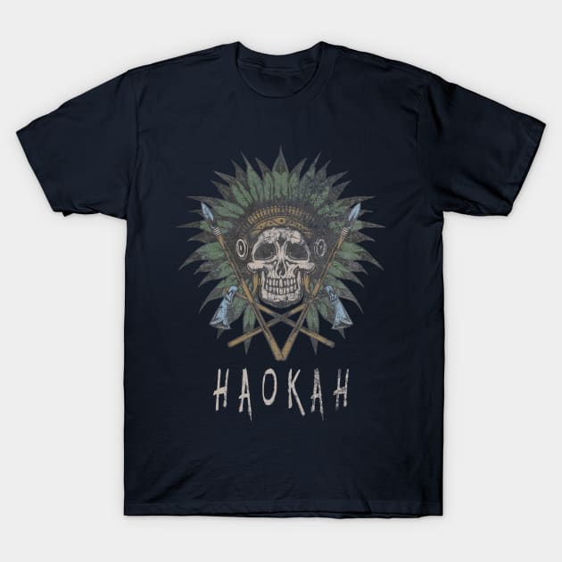 Haokah Native American Empath Sacred Clown T-Shirt by SpottydoggCreatives